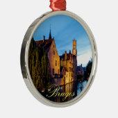 Verbijsterend! Medieval Brugge - Pro Foto Metalen Ornament (Rechts)