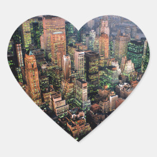 Verbijsterend! New York City USA Hart Sticker