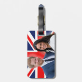 Verbijsterend! Prince Harry en Meghan Markle Bagagelabel (Achterkant verticaal)