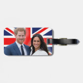 Verbijsterend! Prince Harry en Meghan Markle Bagagelabel (Achterkant horizontaal)