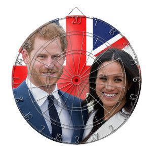 Verbijsterend! Prince Harry en Meghan Markle Dartbord