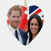Verbijsterend! Prince Harry en Meghan Markle Keramisch Ornament (Rechts)