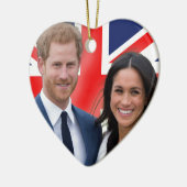 Verbijsterend! Prince Harry en Meghan Markle Keramisch Ornament (Links)