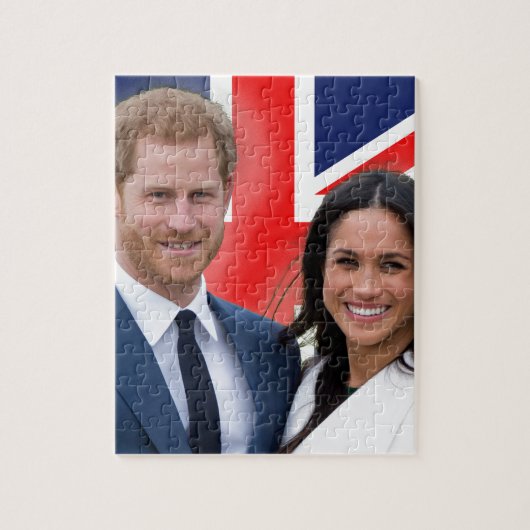 Verbijsterend! Prince Harry en Meghan Markle Legpuzzel (Verticaal)