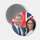 Verbijsterend! Prince Harry en Meghan Markle Magneet (Voorkant / Achterkant)