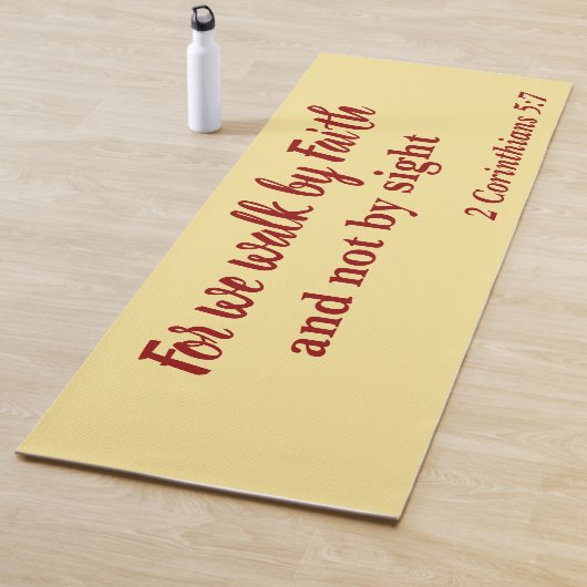 Verbijsterend voor ons geloof, niet tegen de zon yogamat (In situ)