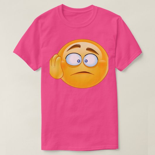 Verbijsterende emoji t-shirt (Design voorkant)