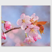 Verbijsterende spanning van de Sakura-bloemen Cadeaupapier (Vlak)