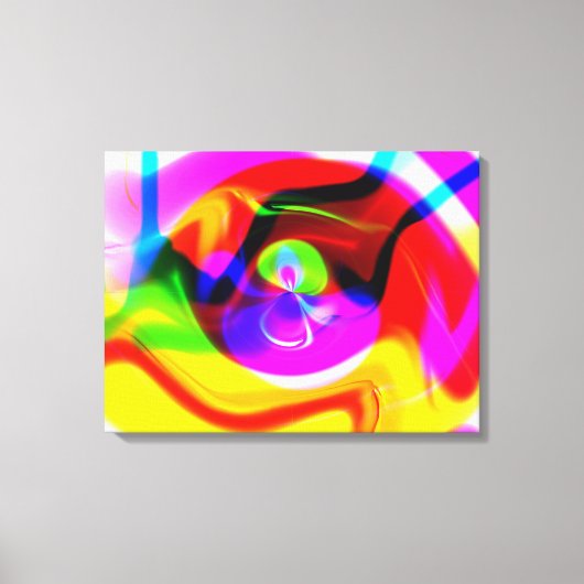 "verbijsterende vortex" omwikkeld canvas (Voorkant)