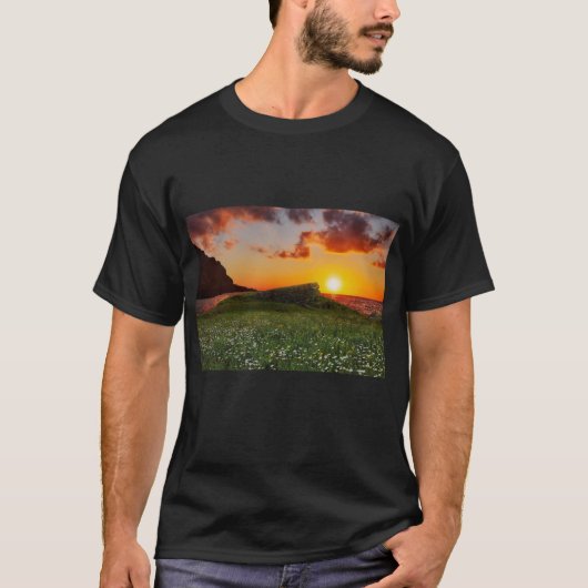 Verbijsterende zonsondergang verdrinking t-shirt (Voorkant)