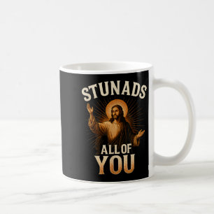 Verbijstert jullie allemaal Grappig Jezus Silhouet Koffiemok