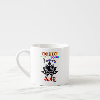 Verbind je met je innerlijke zelf espresso kop