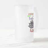 Verbind je met je innerlijke zelf matglas bierpul (Voorkant rechts)