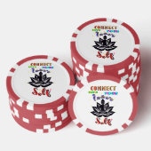 Verbind je met je innerlijke zelf poker chips (Opstapeling)