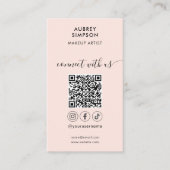 Verbind met de Bezig van het Manuscript van de Cod Visitekaartje (Voorkant)