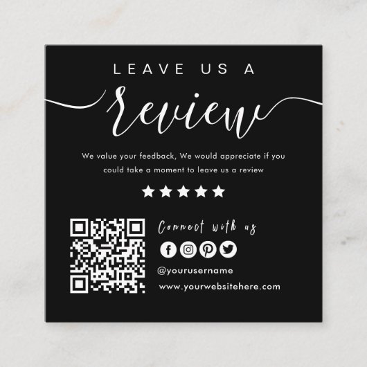 Verbind met de QR-code van de Verenigde Staten | L Informatiekaartje (Voorkant)