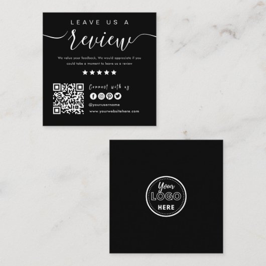 Verbind met de QR-code van de Verenigde Staten | L Informatiekaartje (Voorkant / Achterkant)