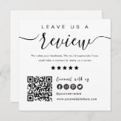 Verbind met de QR-code van de Verenigde Staten | L Kaart (Voorkant / Achterkant)