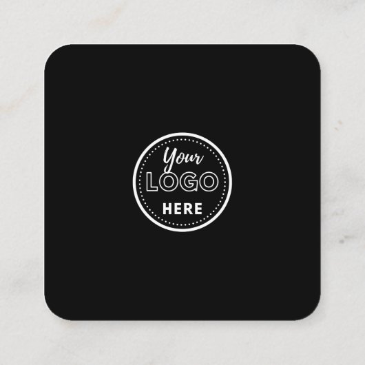 Verbind met de QR-code van de Verenigde Staten | L Vierkante Visitekaartje (Achterkant)