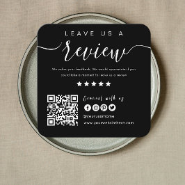 Verbind met de QR-code van de Verenigde Staten | L Vierkante Visitekaartje