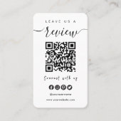 Verbind met de QR-code van de Verenigde Staten | L Visitekaartje (Voorkant)