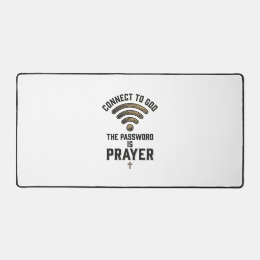 Verbind met God Gebed Christelijke Vector Ontwerp_ Bureaumat (Voorkant)