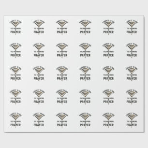 Verbind met God Gebed Christelijke Vector Ontwerp_ Cadeaupapier