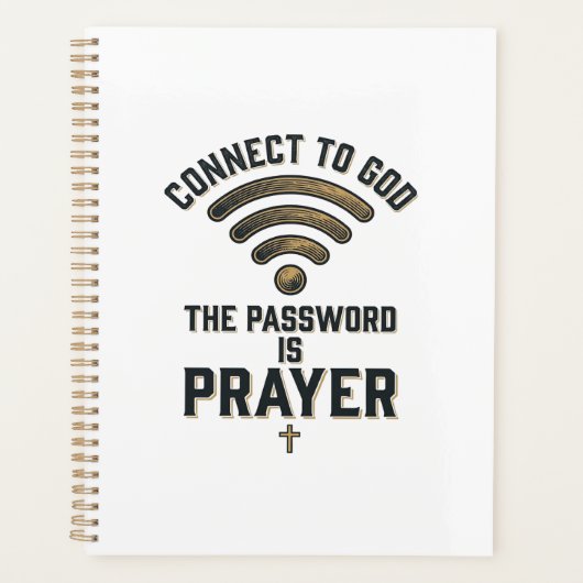 Verbind met God Gebed Christelijke Vector Ontwerp_ Planner (Voorkant)