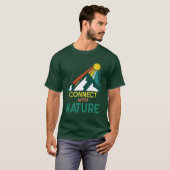Verbind met natuur - zomer. t-shirt (Voorkant volledig)
