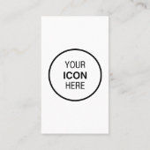 Verbind met ons QR code grijs chique modern minimu Visitekaartje (Achterkant)