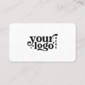 Verbind met ons via Social Media QR Code Wit Visitekaartje (Achterkant)