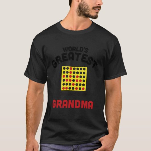 Verbind vier grootouders dag 's werelds grootste g t-shirt (Voorkant)