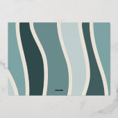 Verbinding | 3 Foto Kwanzaa Folie Feestdagenkaart (Achterkant)