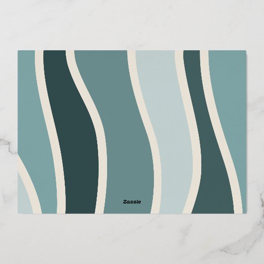 Verbinding | 3 Foto Kwanzaa Folie Feestdagenkaart (Achterkant)