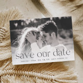 Verbinding | Horizontale foto Save The Date