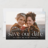 Verbinding | Horizontale foto Save The Date (Voorkant)