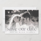 Verbinding | Horizontale foto Save The Date (Voorkant)