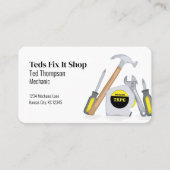 Verbinding maken met mij | Eenvoudig mechanisch ge Visitekaartje (Voorkant)