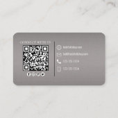 Verbinding maken met mij | Eenvoudig mechanisch ge Visitekaartje (Achterkant)