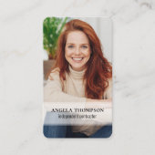 Verbinding maken met mij | QR-code Eenvoudig moder Visitekaartje (Voorkant)