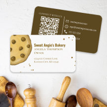 Verbinding maken met mij | QR Code Simple Bakery C