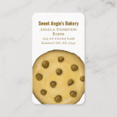 Verbinding maken met mij | QR Code Simple Bakery C Visitekaartje (Voorkant)