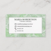 Verbinding maken met mij | QR-code Sociale media P Visitekaartje (Voorkant)