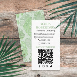 Verbinding maken met mij QR-code Sociale media P Visitekaartje