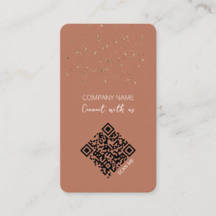 Verbinding maken met ons Scan me Visitekaartje
