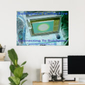 "Verbinding maken met SubSpace" 90cm x 60cm Poster (Thuiskantoor)