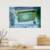 "Verbinding maken met SubSpace" 90cm x 60cm Poster (Keuken)