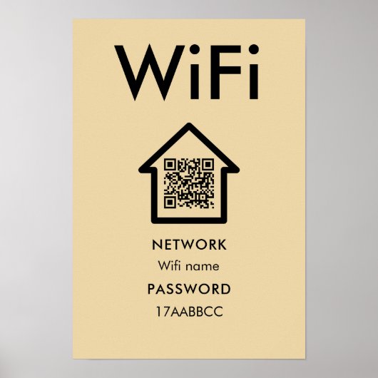 Verbinding maken met WiFi | Scannen naar verbindin Poster (Voorkant)
