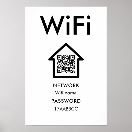 Verbinding maken met WiFi | Scannen naar verbindin Poster (Voorkant)