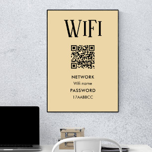 Verbinding maken met WiFi Scannen naar verbindin Poster